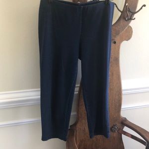 J.Jill PURE JILL Slim Leg Crops in Blue Pants Stretchy